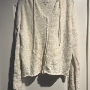 Women’s Skylar & Madison V-Neck Hoodie Size Small White